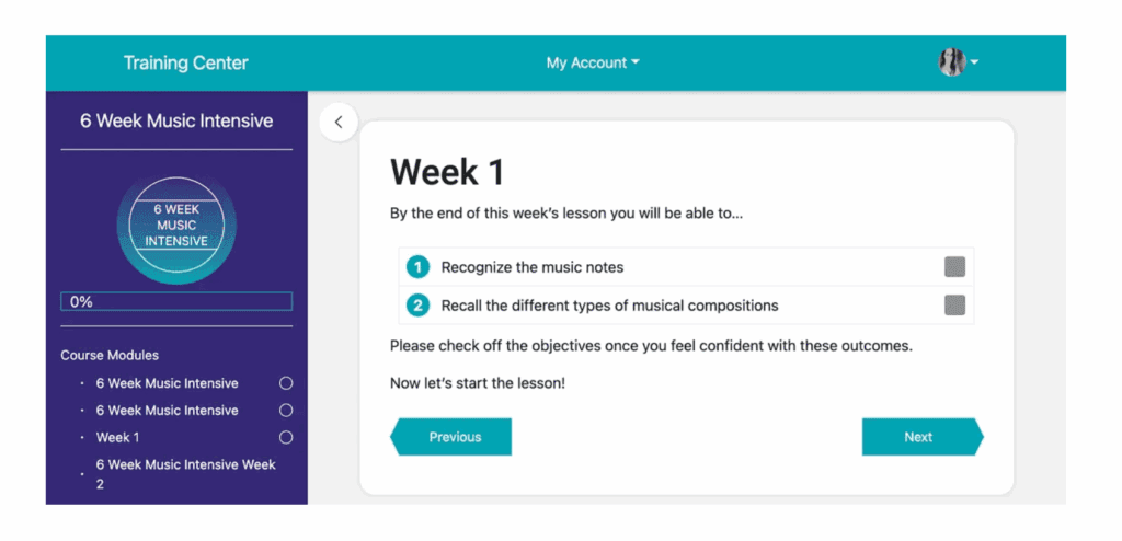 how to structure an online course  